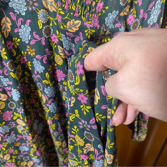 Boden Jersey Midi Tea Dress Chatsworth Green, Lotus Petal - Size 16/18 Regular - Picture 9 of 13